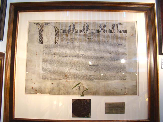 An Historically Important document with Initial Letter Portrait of King Henry VIII of England dated Dec. 24, 1545